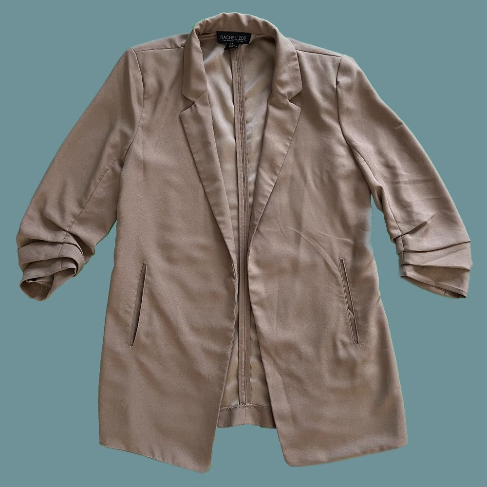 Pink Half-Sleeve Blazer